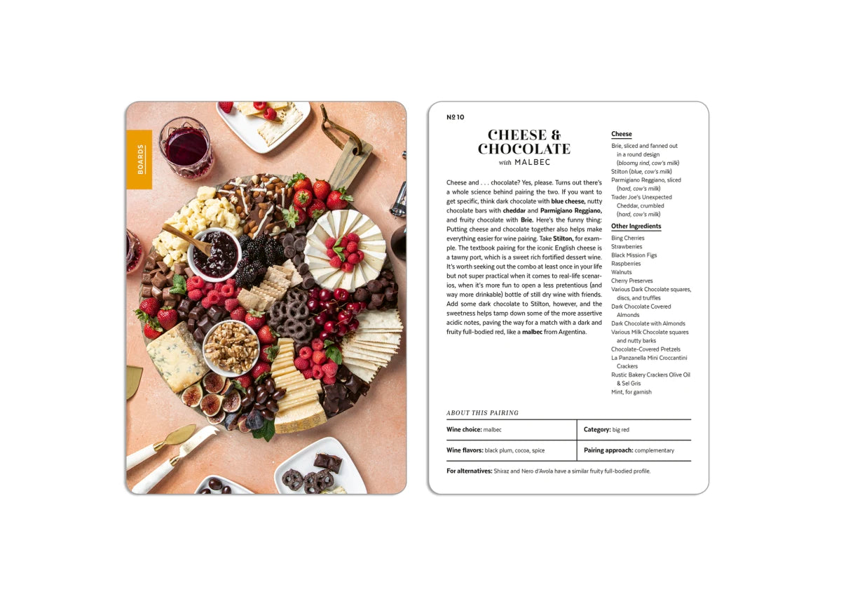 The Wine and Cheese Board Deck US - Cards