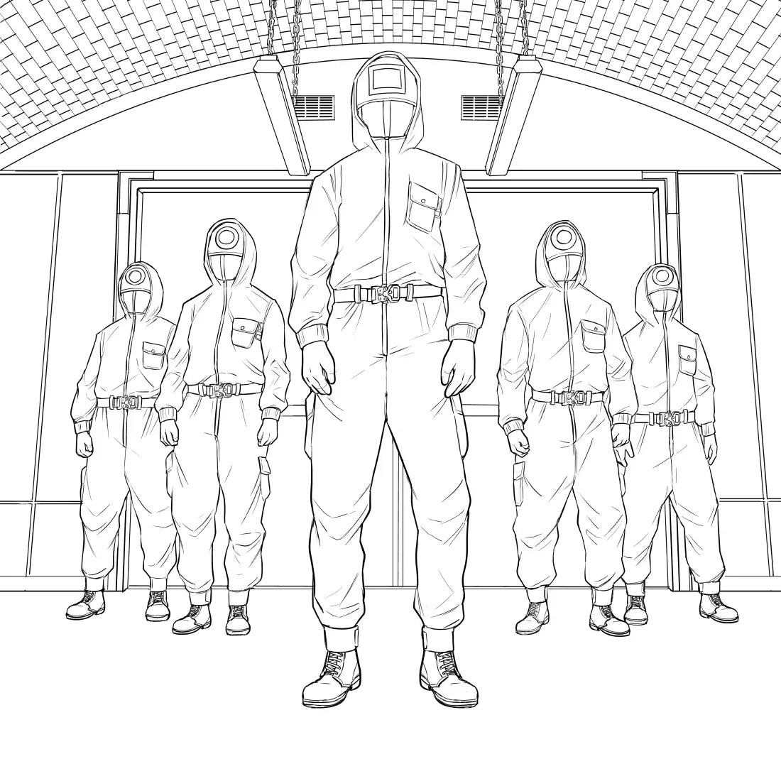 Squid Game: The Official Coloring Book US - Paperback / softback