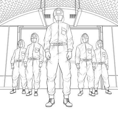 Squid Game: The Official Coloring Book US - Paperback / softback