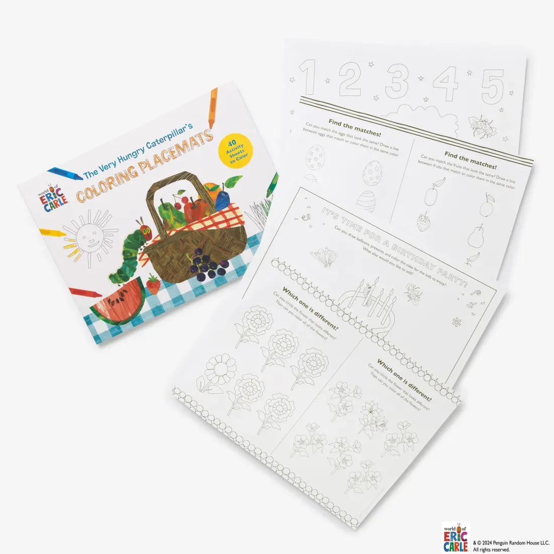 The Very Hungry Caterpillar's Coloring Placemats US - Game