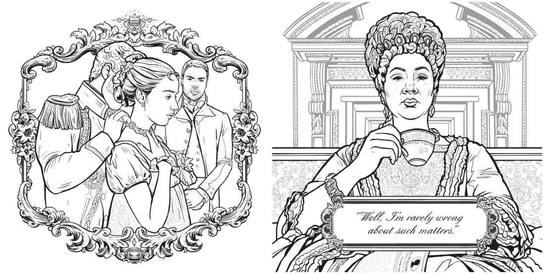 Bridgerton: The Official Coloring Book US - Paperback / softback