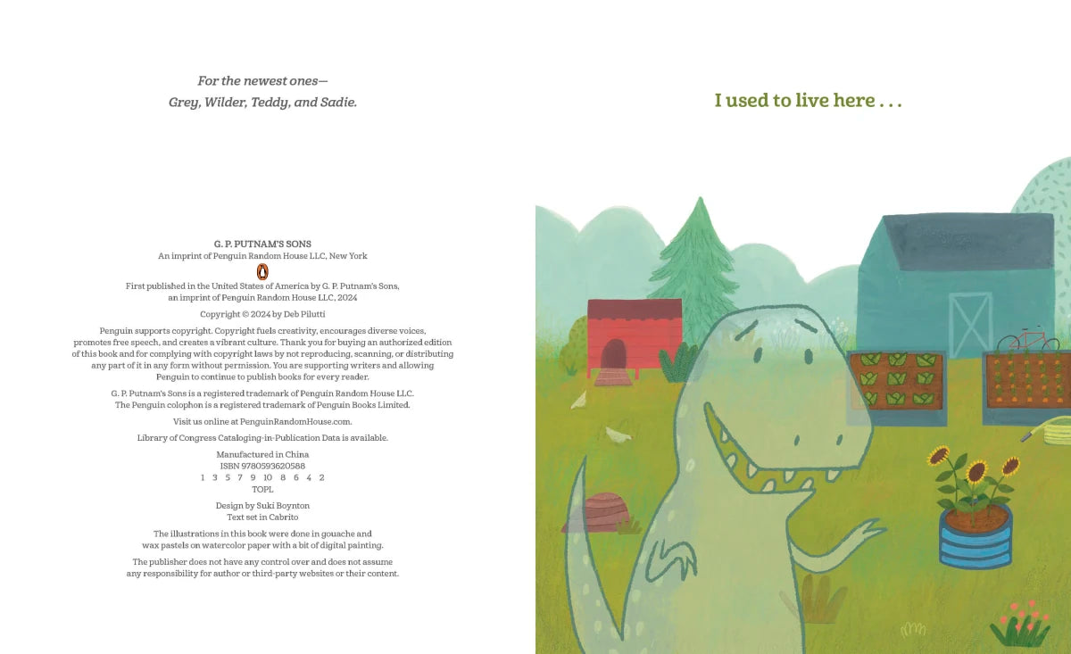 The Dinosaur in the Garden US - Hardback