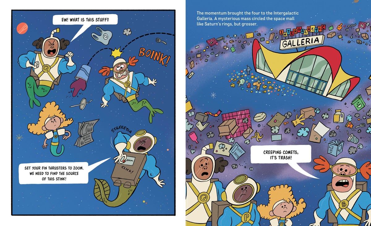 Save Us, Space Mermaids! interior 4 (ISBN 9780593621400)