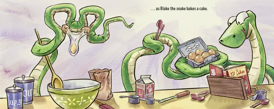 Blake the Snake Bakes a Cake US - Hardback