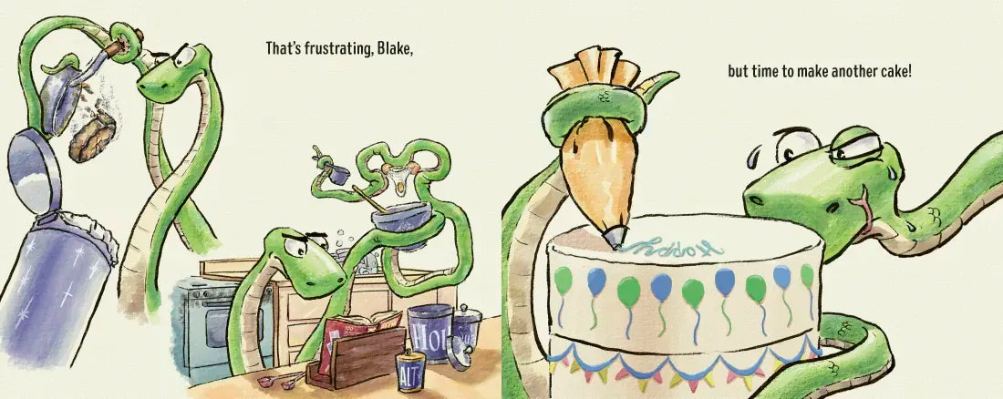 Blake the Snake Bakes a Cake US - Hardback
