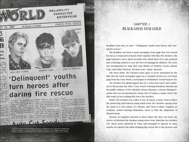 Staying Gold: The Oral History of The Outsiders US - Hardback