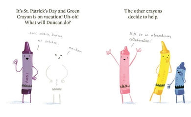 Happy St. Patrick's Day from the Crayons US - Hardback