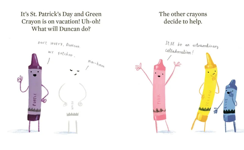 Happy St. Patrick's Day from the Crayons US - Hardback