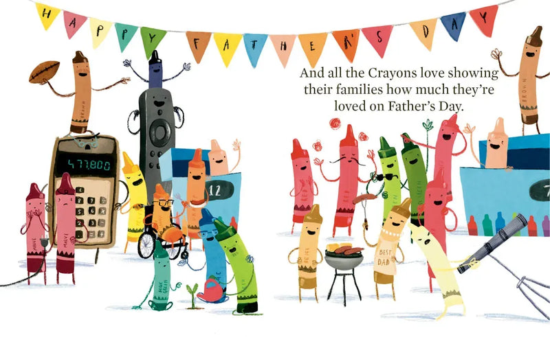 Happy Father's Day from the Crayons US - Hardback