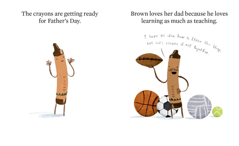 Happy Father's Day from the Crayons US - Hardback