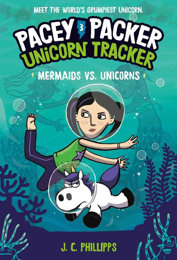 Pacey Packer, Unicorn Tracker 3: Mermaids vs. Unicorns-Graphic novel / Comic book / Manga: Fantasy, esoteric-買書書 BuyBookBook