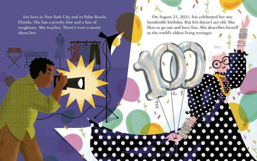 Iris Apfel: A Little Golden Book Biography US - Hardback