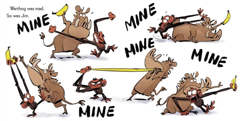 Grumpy Monkey Mine! US - Board book