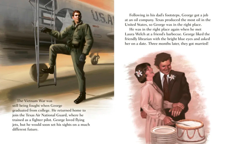 George W. Bush: A Little Golden Book Biography US - Hardback