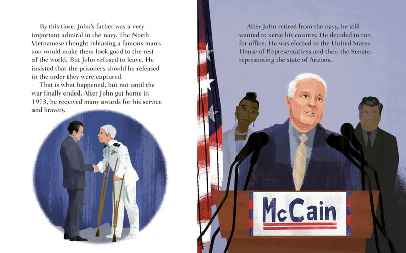 John McCain: A Little Golden Book Biography US - Hardback