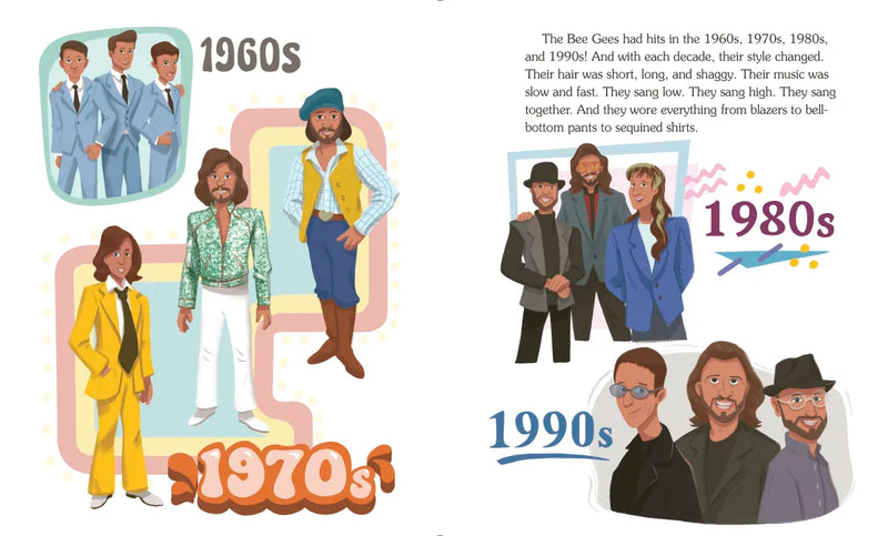 The Bee Gees: A Little Golden Book Biography US - Hardback