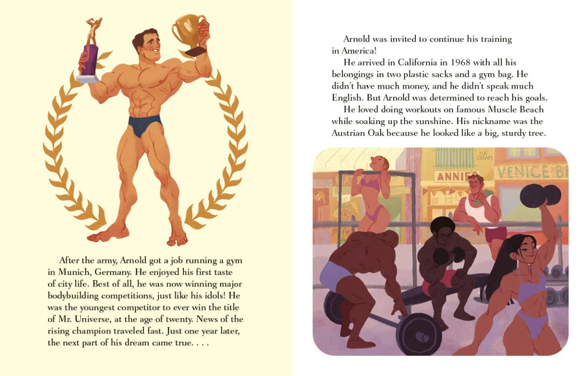 Arnold Schwarzenegger: A Little Golden Book Biography US - Hardback