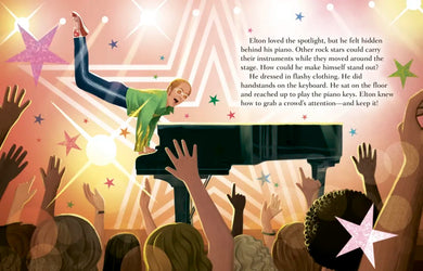Elton John: A Little Golden Book Biography US - Hardback