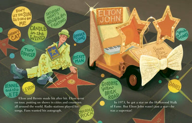 Elton John: A Little Golden Book Biography US - Hardback