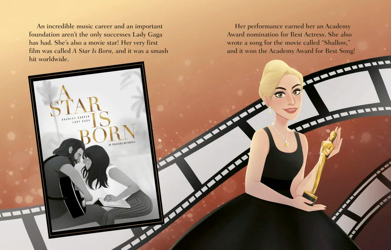 Lady Gaga: A Little Golden Book Biography US - Hardback