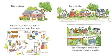 Yo en el mapa (Me on the Map Spanish Edition) interior 2 (ISBN 9780593649299)