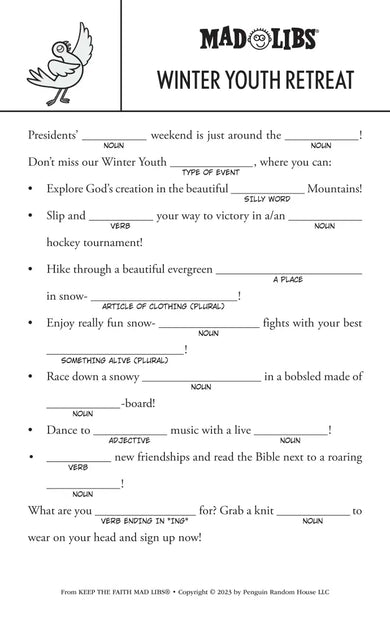Keep the Faith Mad Libs US - Paperback / softback