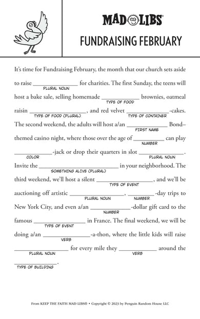 Keep the Faith Mad Libs US - Paperback / softback