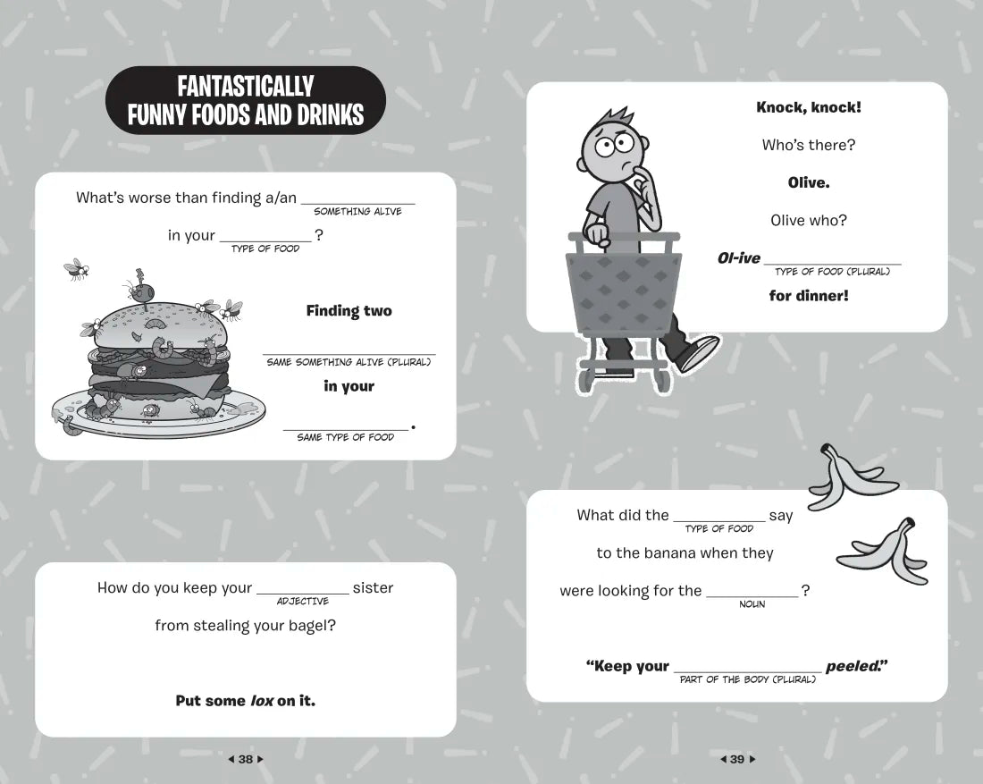 The Mad Libs Silly, Hilariously Funny, Belly-Busting Joke Book US - Paperback / softback