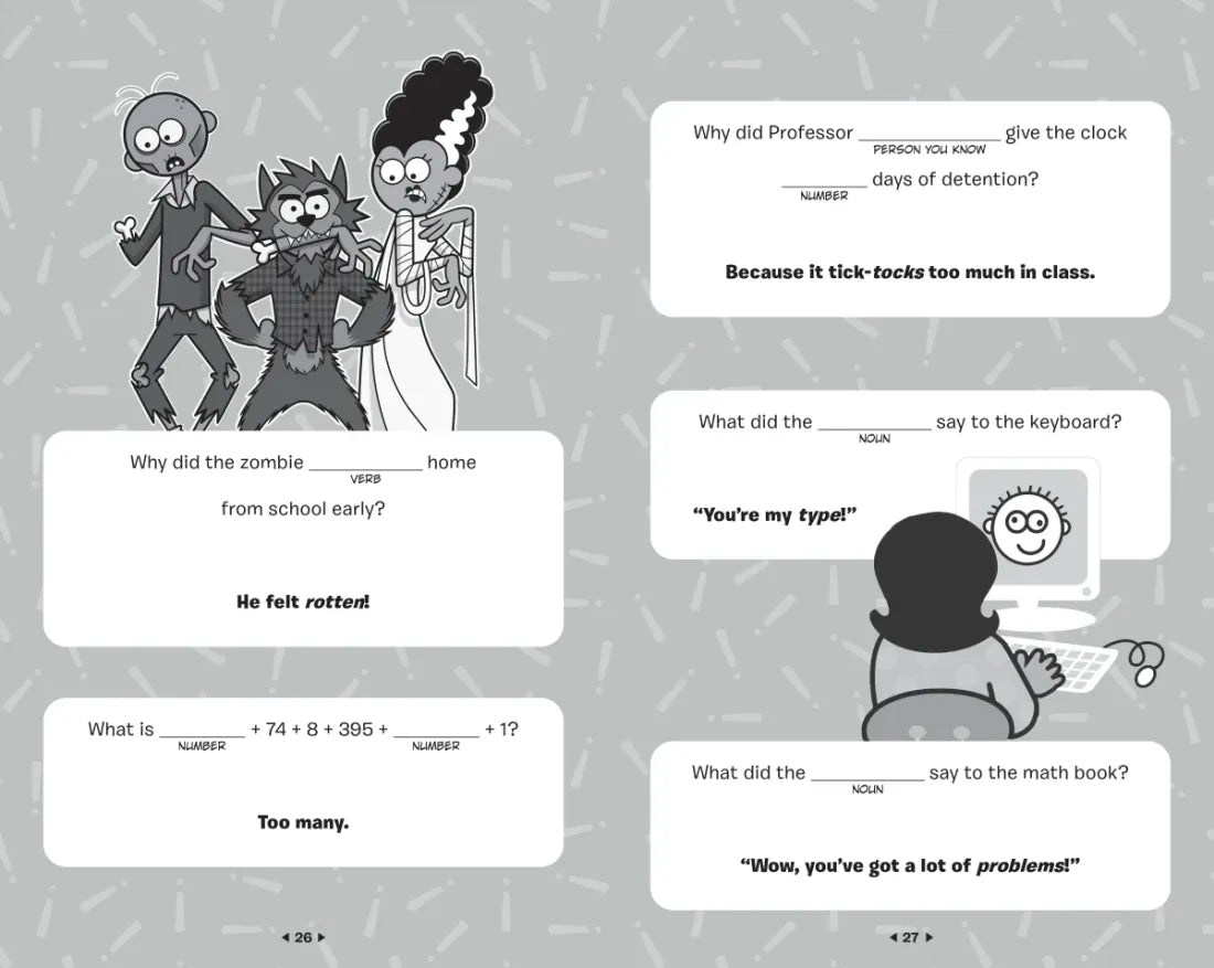 The Mad Libs Silly, Hilariously Funny, Belly-Busting Joke Book US - Paperback / softback