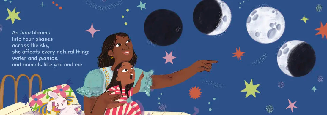 When Moon Blooms US - Board book