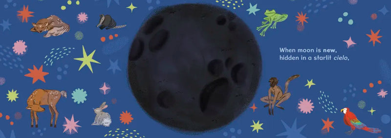 When Moon Blooms US - Board book