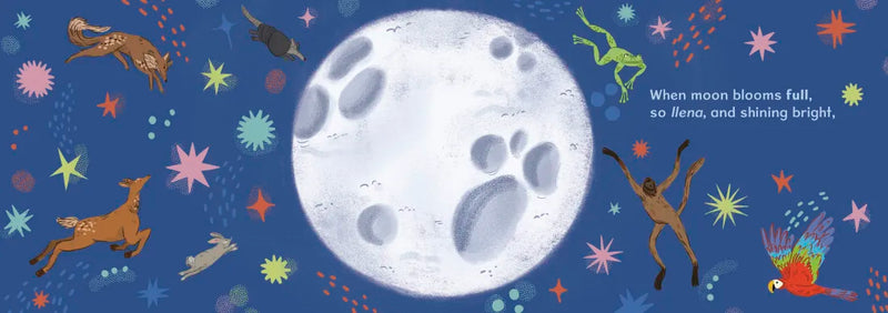 When Moon Blooms US - Board book