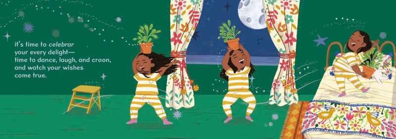 When Moon Blooms US - Board book