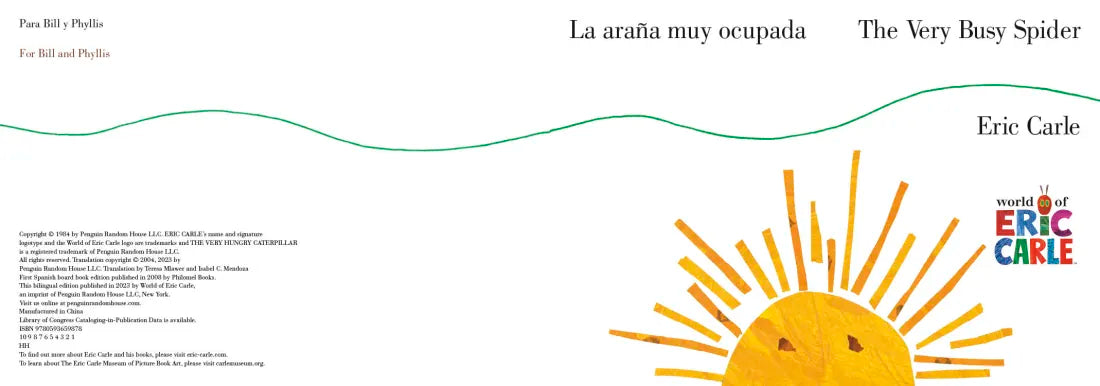 The Very Busy Spider/La araña muy ocupada (Bilingual English-Spanish Edition) US - Board book