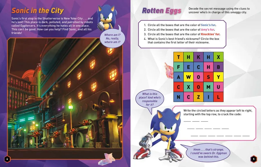 Sonic Prime Sticker & Activity Book US - Paperback / softback