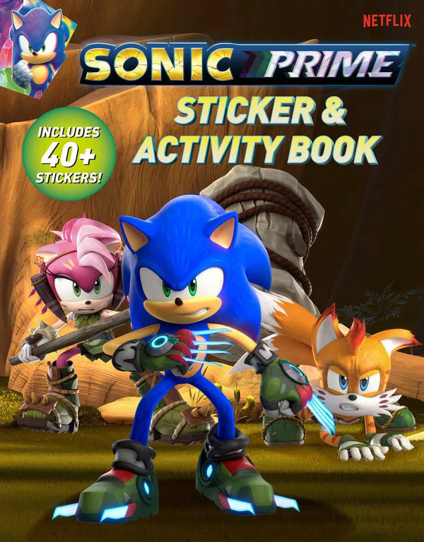 Sonic Prime Sticker & Activity Book-Children’s interactive and activity books and kits-買書書 BuyBookBook
