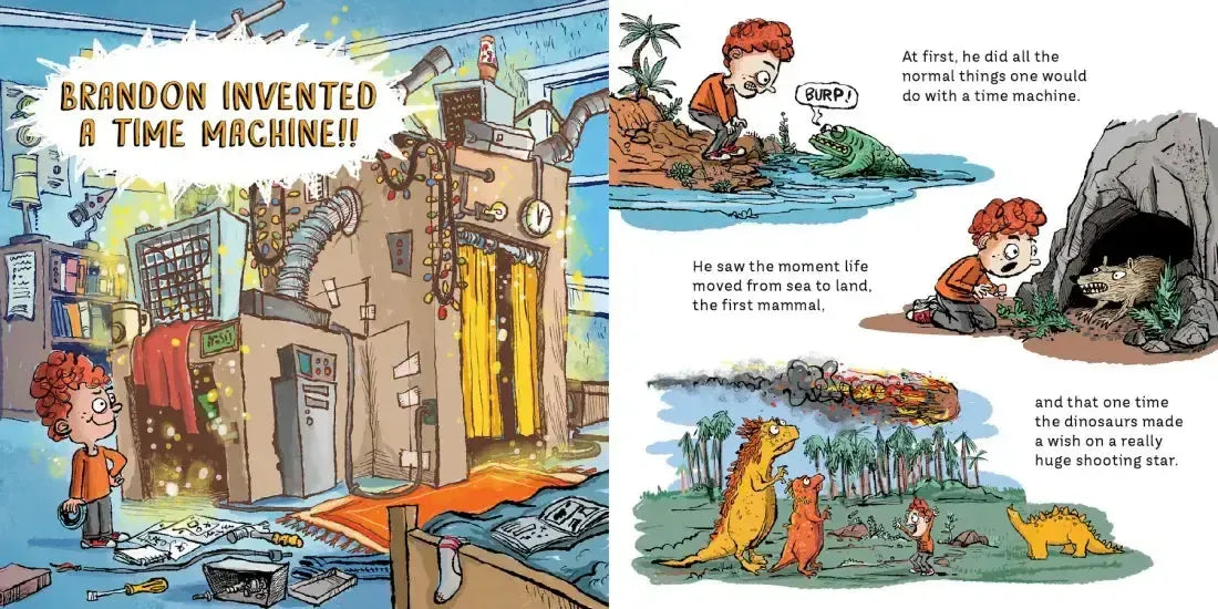 Brandon and the Totally Troublesome Time Machine US - Hardback