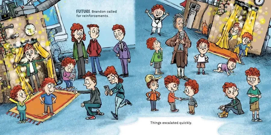 Brandon and the Totally Troublesome Time Machine US - Hardback