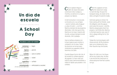 Cali's Fun Bilingual Tales: 5-Minute Stories in Spanish and English US - Paperback / softback