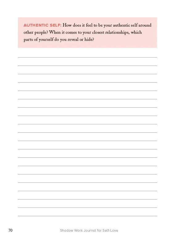 Shadow Work Journal for Self-Love US - Paperback / softback