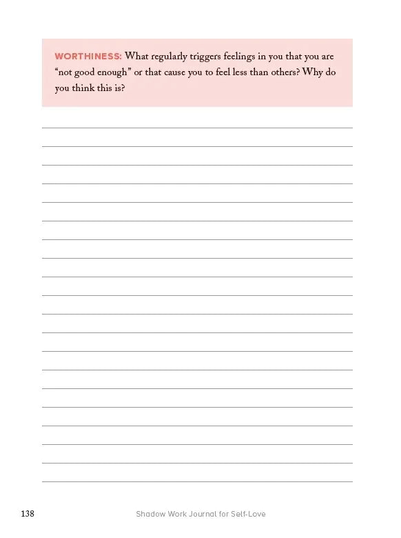Shadow Work Journal for Self-Love US - Paperback / softback