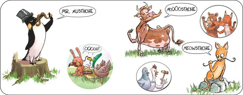 Mustache Duckstache US - Board book