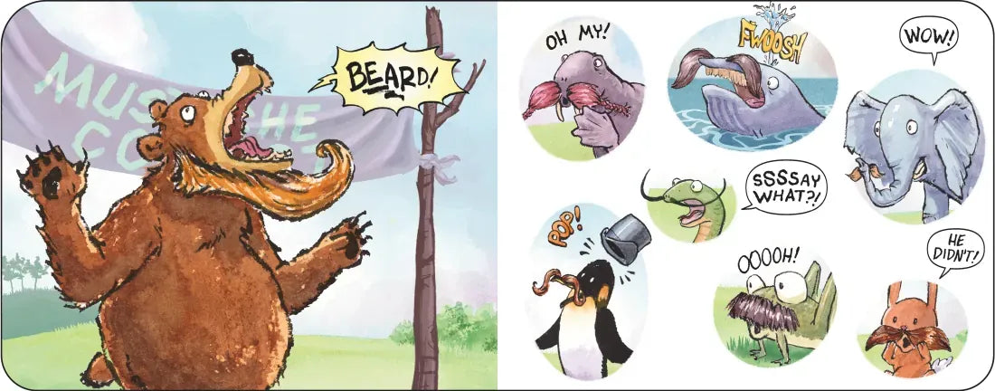 Mustache Duckstache US - Board book