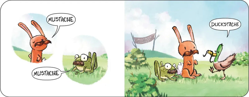 Mustache Duckstache US - Board book