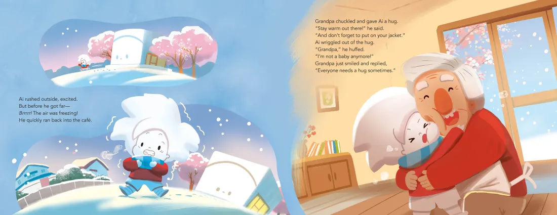 Ai & Aiko and the Dinosaur Hug US - Hardback