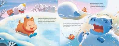 Ai & Aiko and the Dinosaur Hug US - Hardback