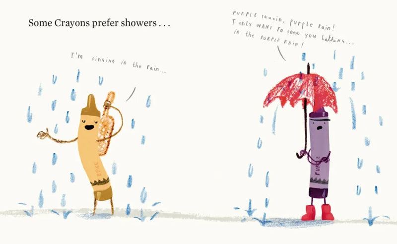 Bath Time for the Crayons US - Hardback