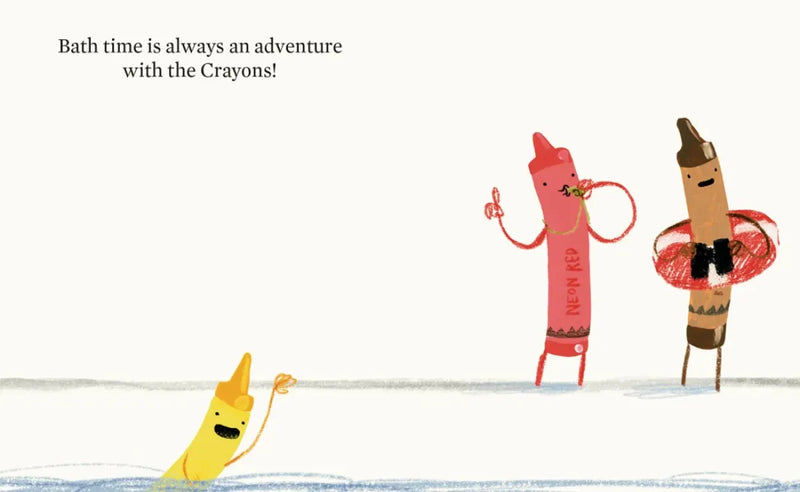 Bath Time for the Crayons US - Hardback
