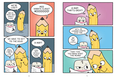 Pencil & Eraser: Lost and Frown! interior 1 (ISBN 9780593699829)