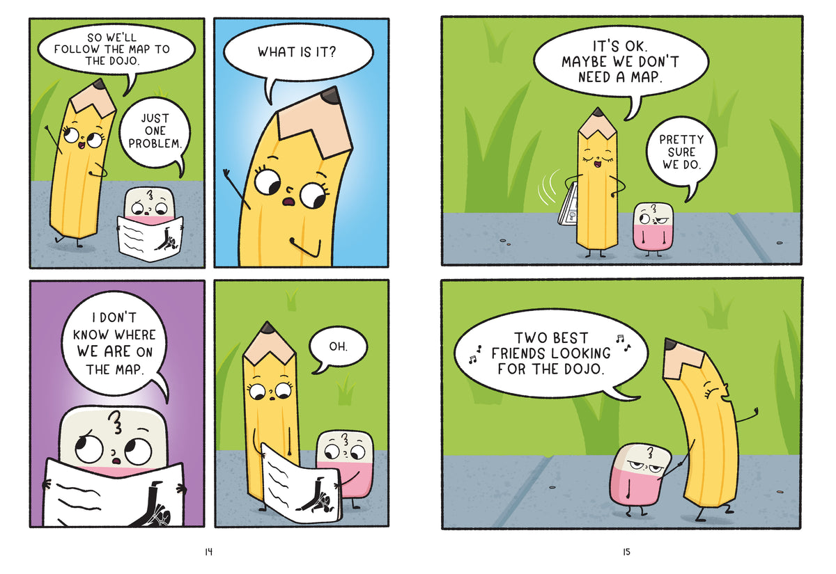 Pencil & Eraser: Lost and Frown! interior 2 (ISBN 9780593699829)